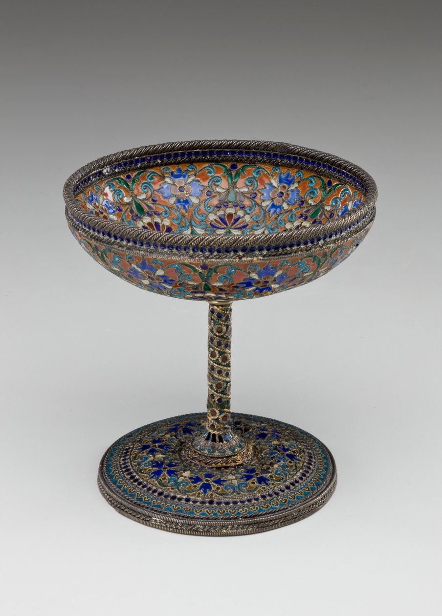 Taça, c.1880 (esmalte) de Russian School