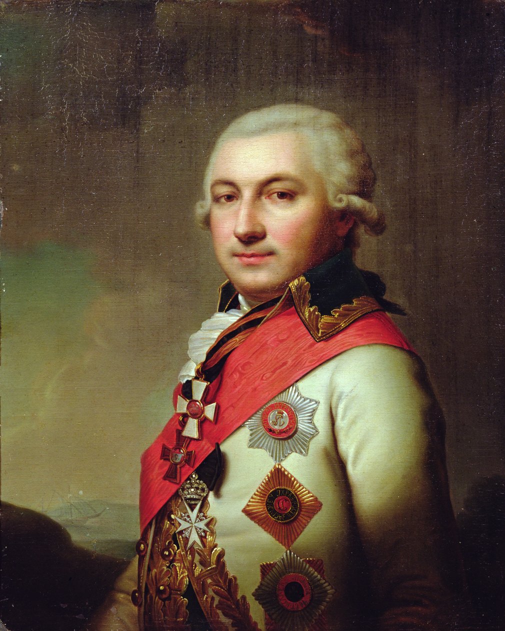 Retrato do Almirante José (Osip) de Ribas, após 1796 de Russian School