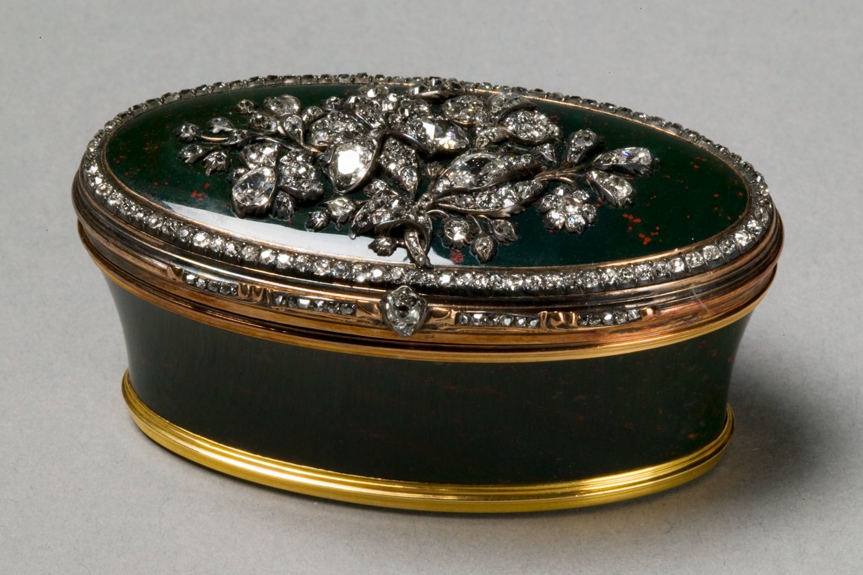 Caixa de rapé, c.1750 de Russian School