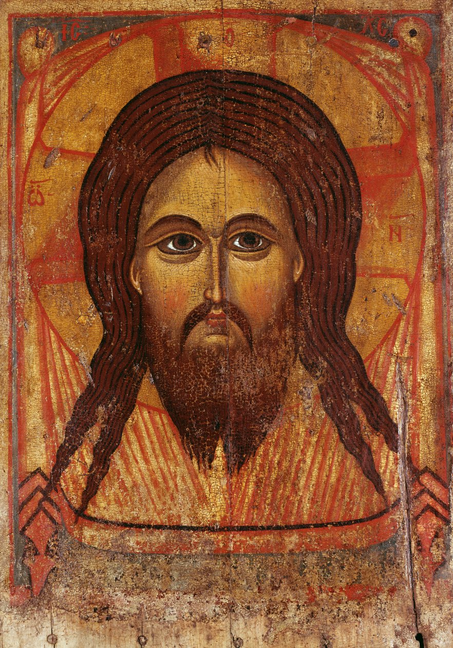 O Santo Rosto, 1200-1250 de Russian School
