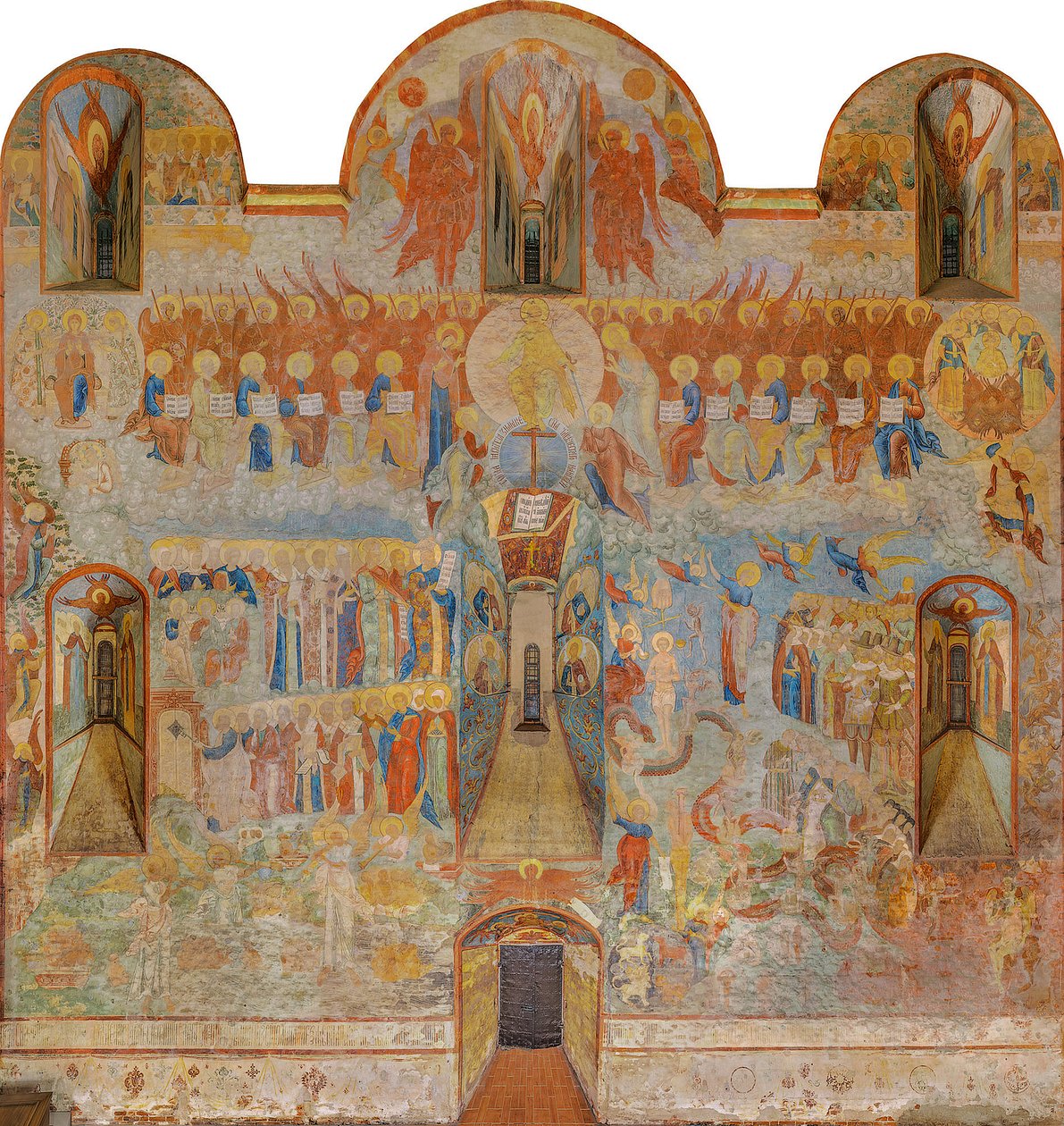 O Juízo Final, Catedral de Santa Sofia, Vologda de Russian School