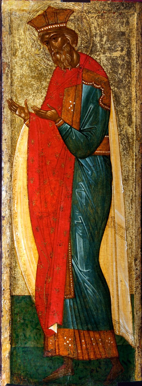 São Vladimir de Kiev, início do século XV. de Russian icon.
