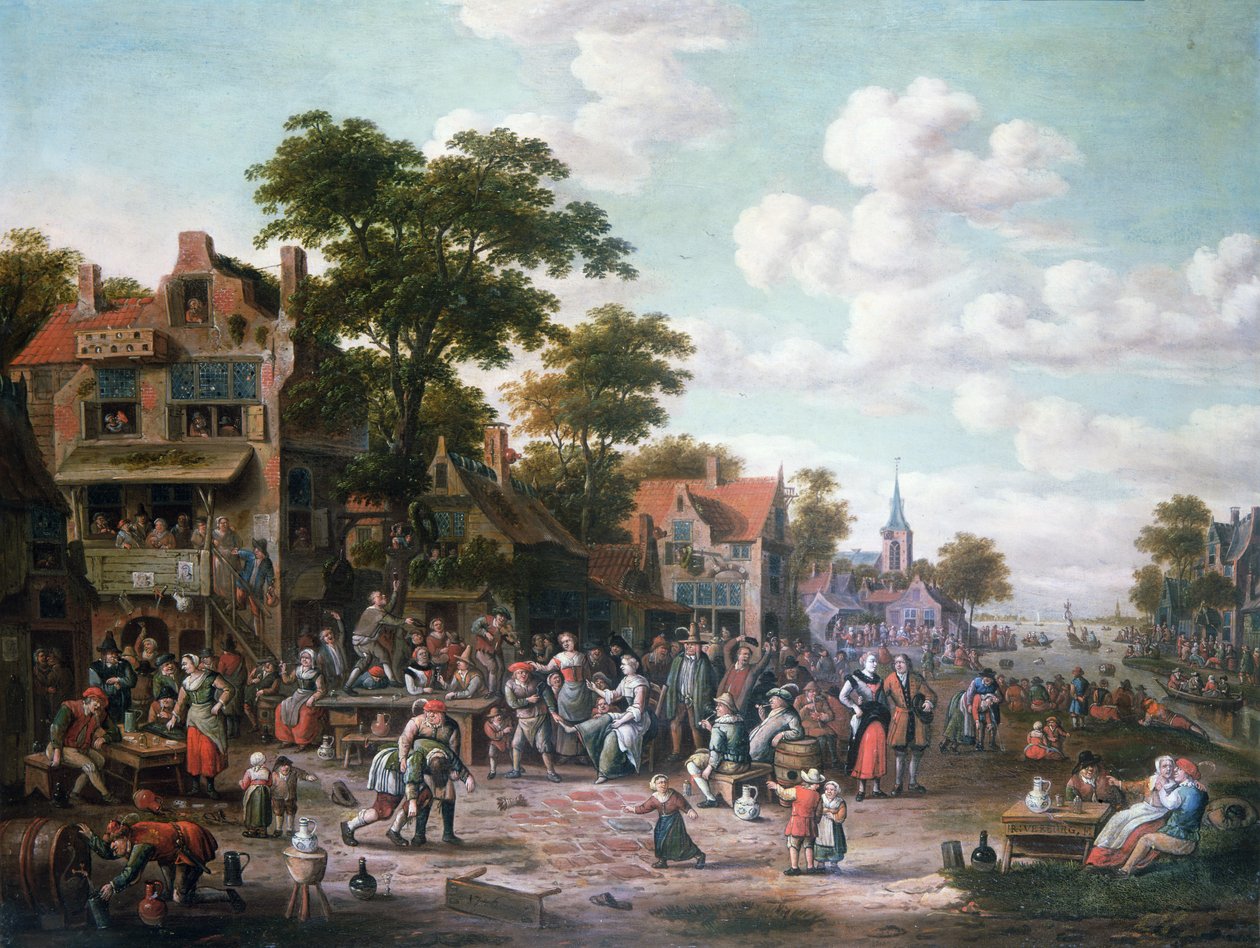 Festival da Aldeia, 1716 de Rutger Verburgh