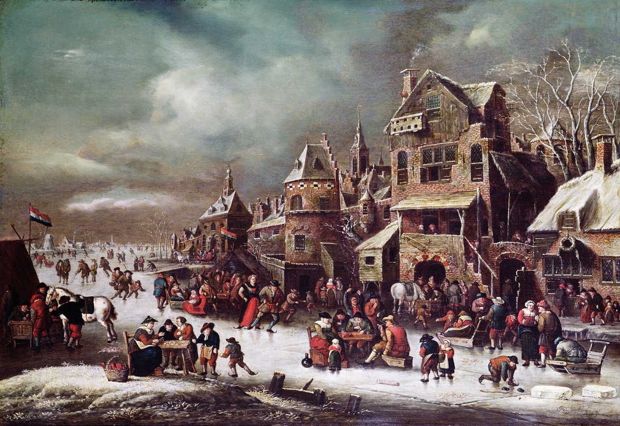 Paisagem de inverno de Rutger Verburgh