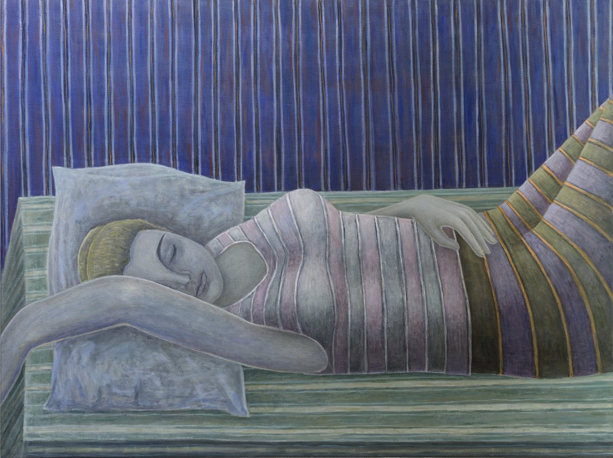 Para dormir, talvez sonhar (listras) de Ruth Addinall