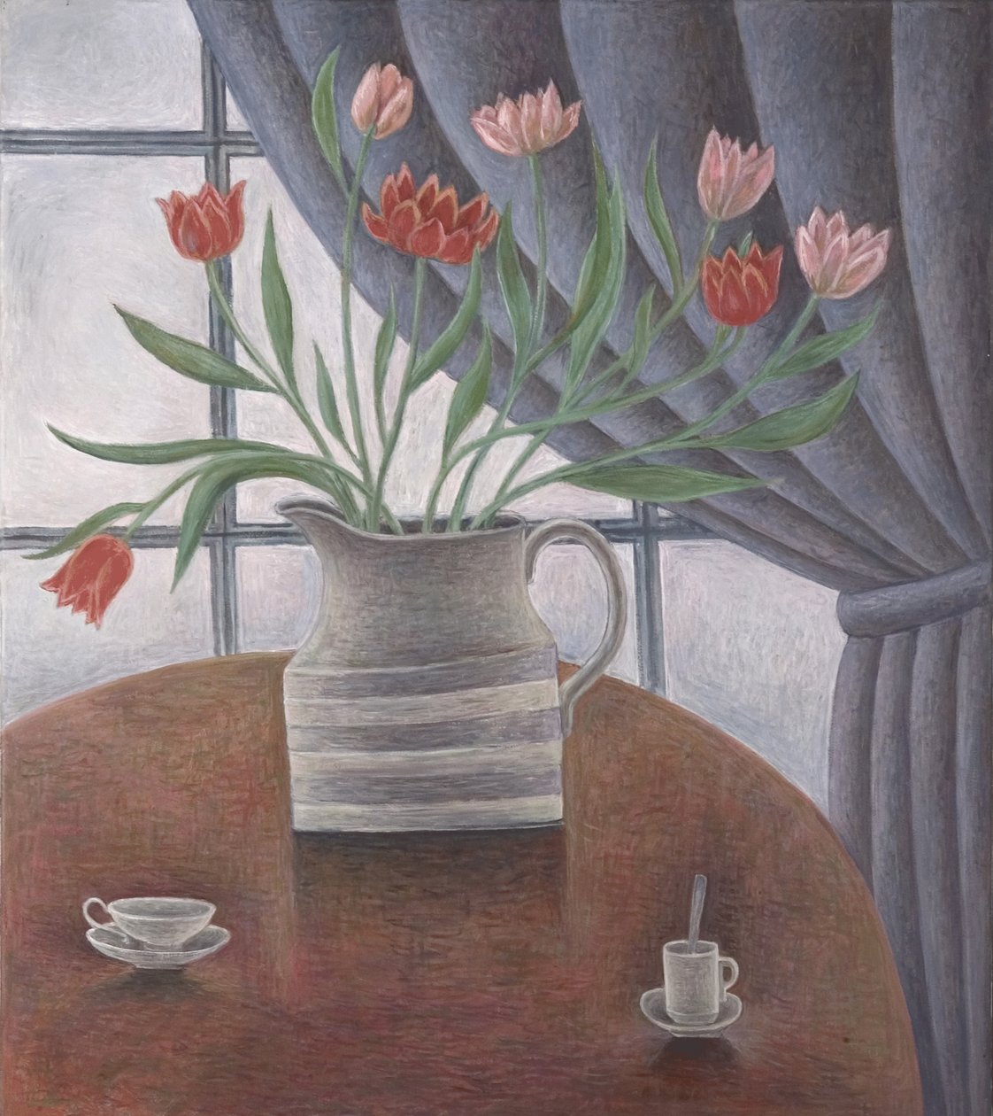 Tulipas, Cortina, Copos, 2002 de Ruth Addinall