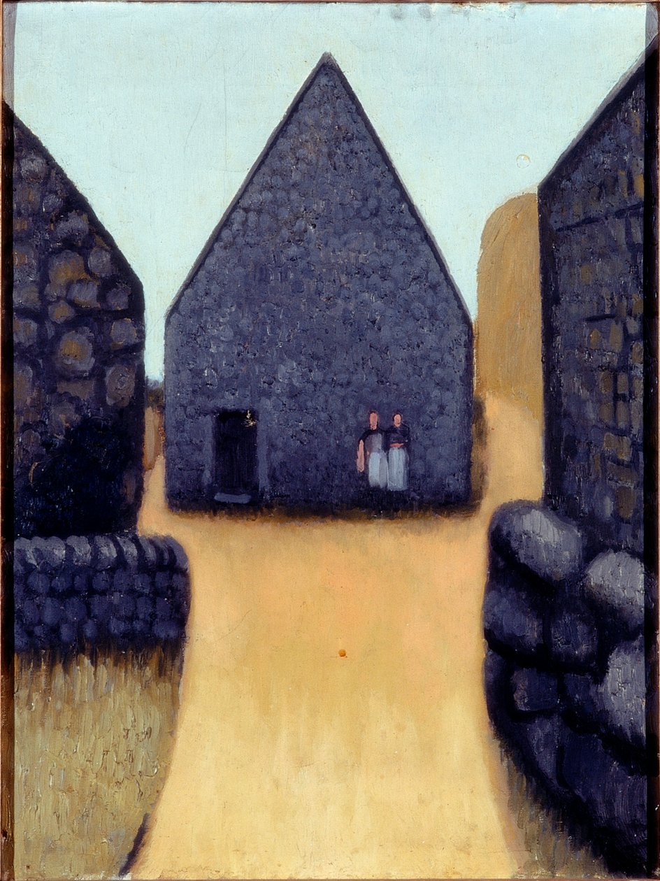 Fazenda Trewithal (óleo sobre tela) de Ruth Adams