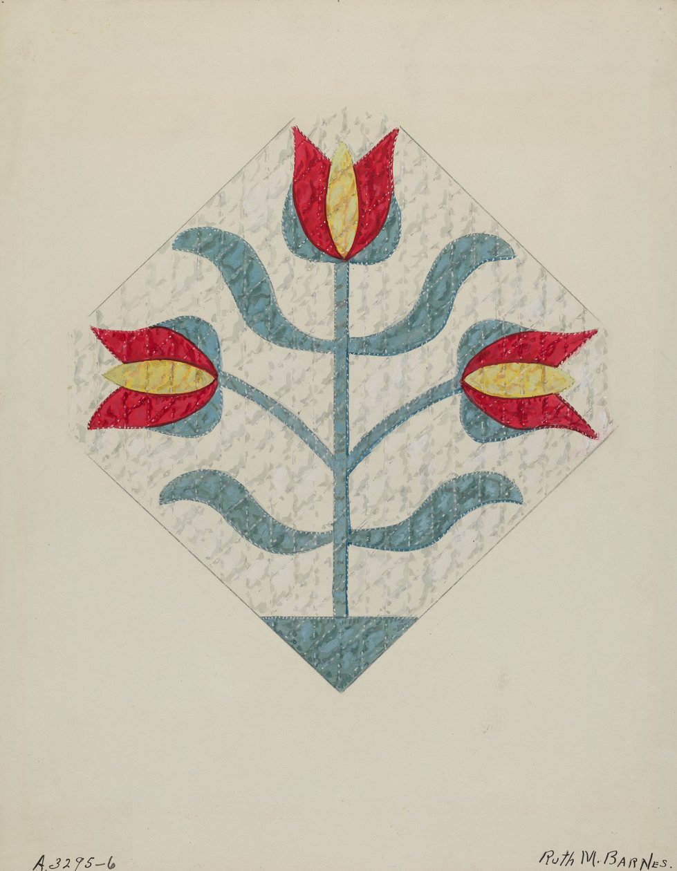 Colcha, c. 1936. de Ruth M Barnes