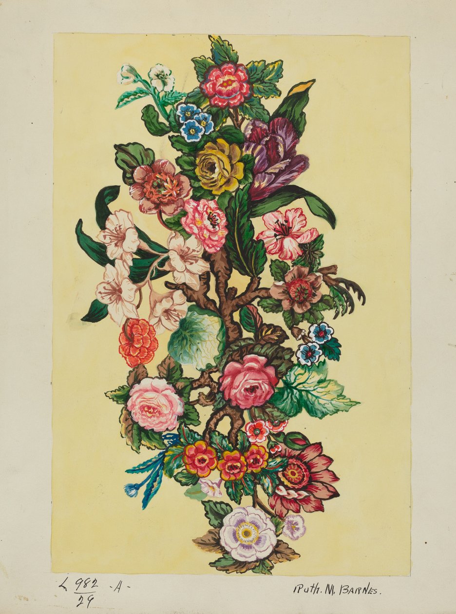 Colcha, c. 1936. de Ruth M Barnes