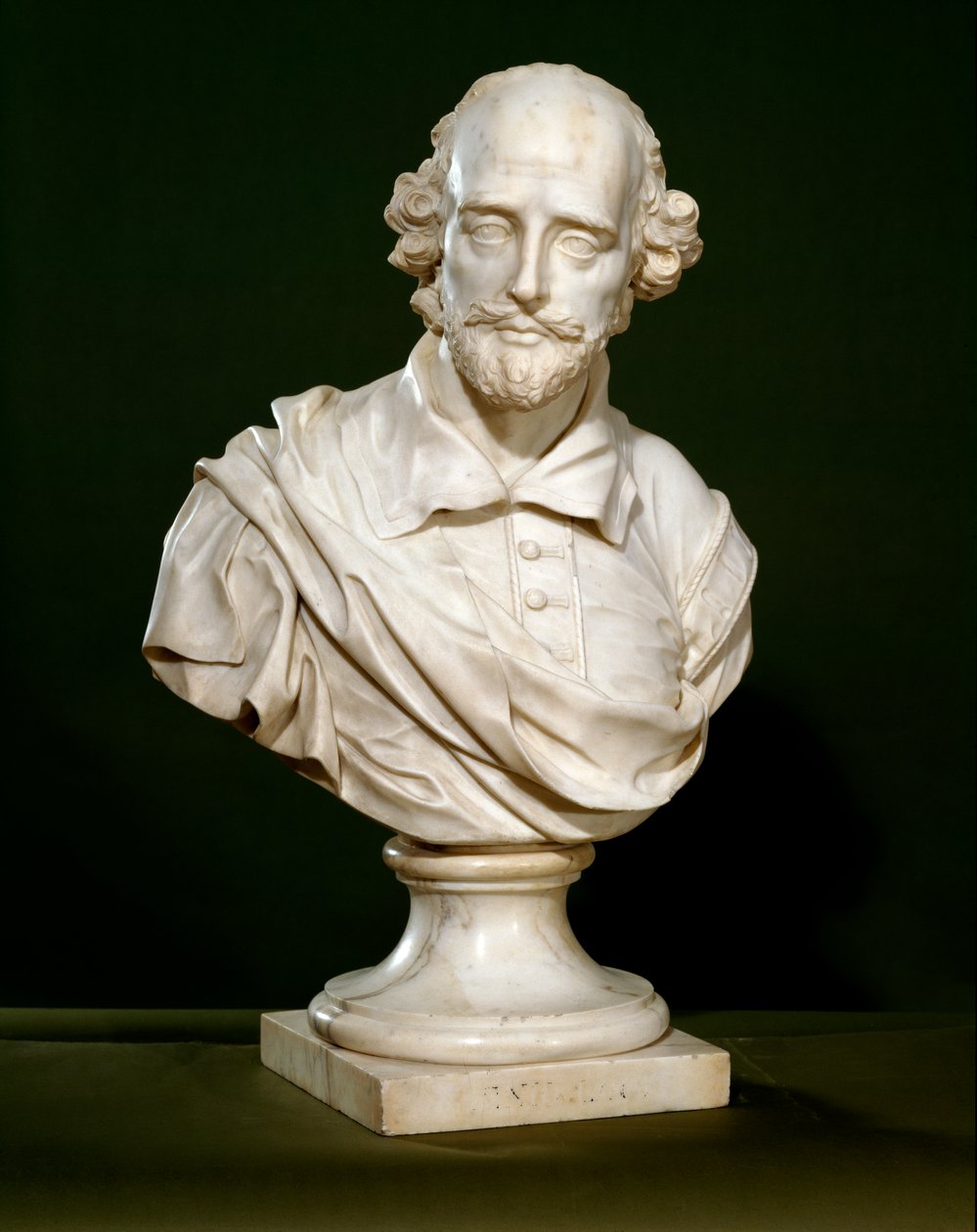 Busto de William Shakespeare, 1760 de Rysbrack