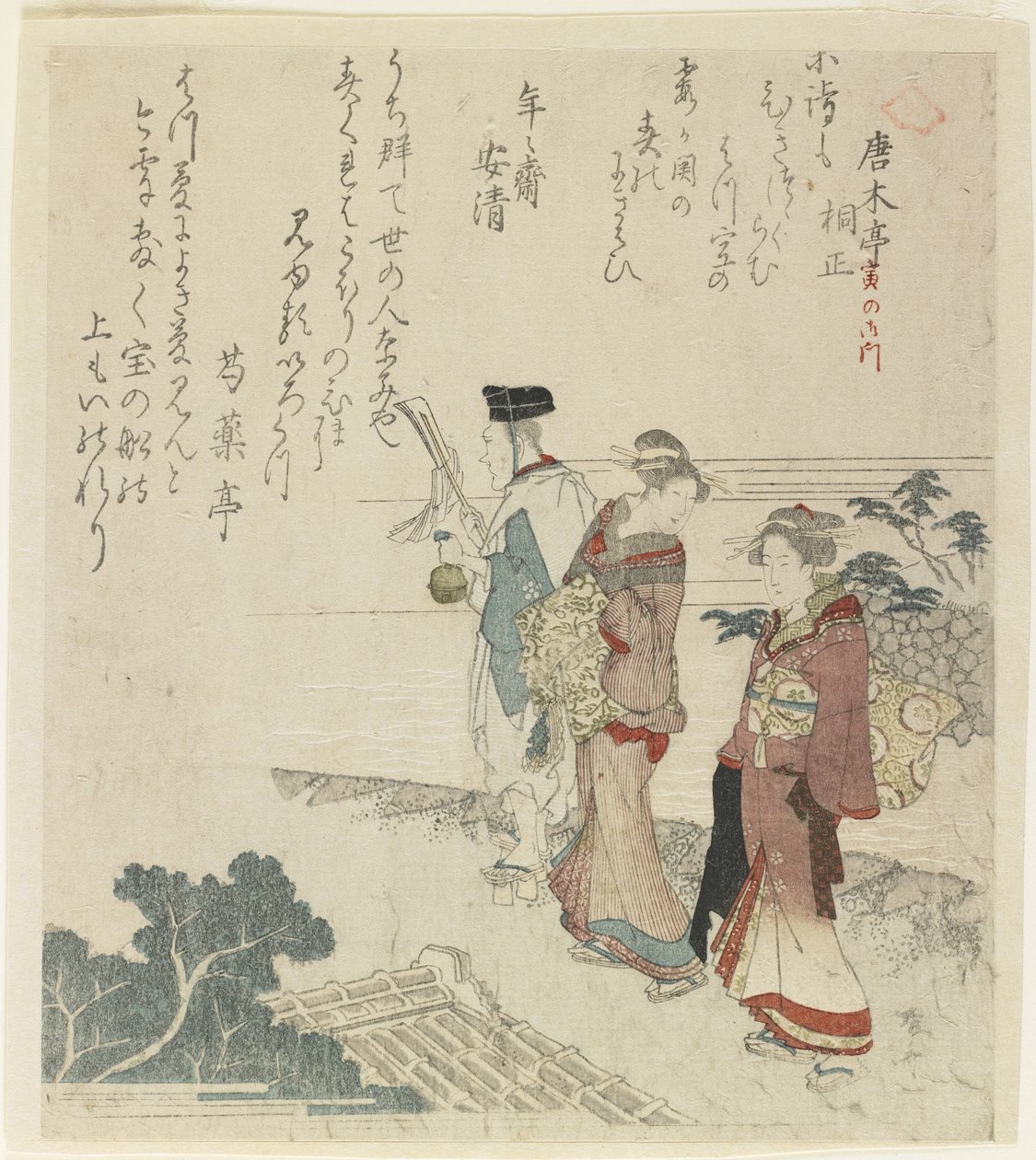 Portão do Tigre, 1818 de Ryuryukyo Shinsai