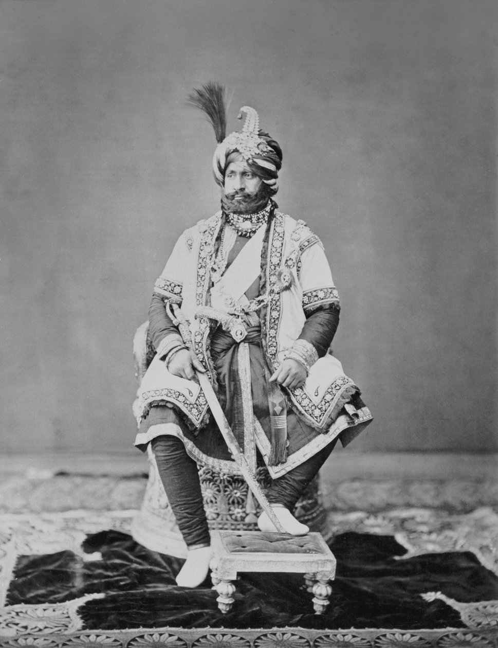 Marajá de Jammu e Caxemira, 1877 de S. and Shepherd, C. Bourne