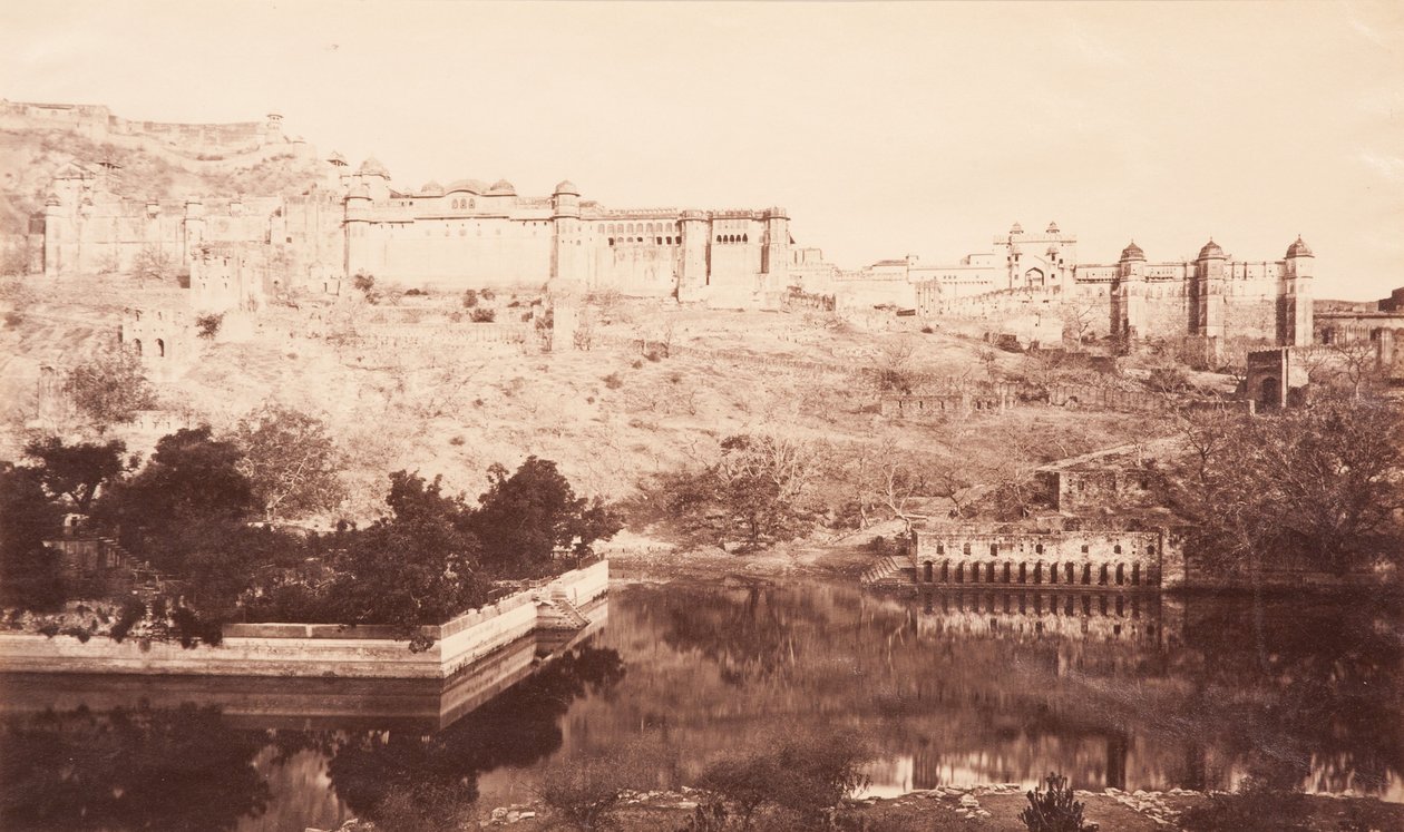 Vista do Forte Amber, 1871 (impressão de albume) de S. and Shepherd, C. Bourne