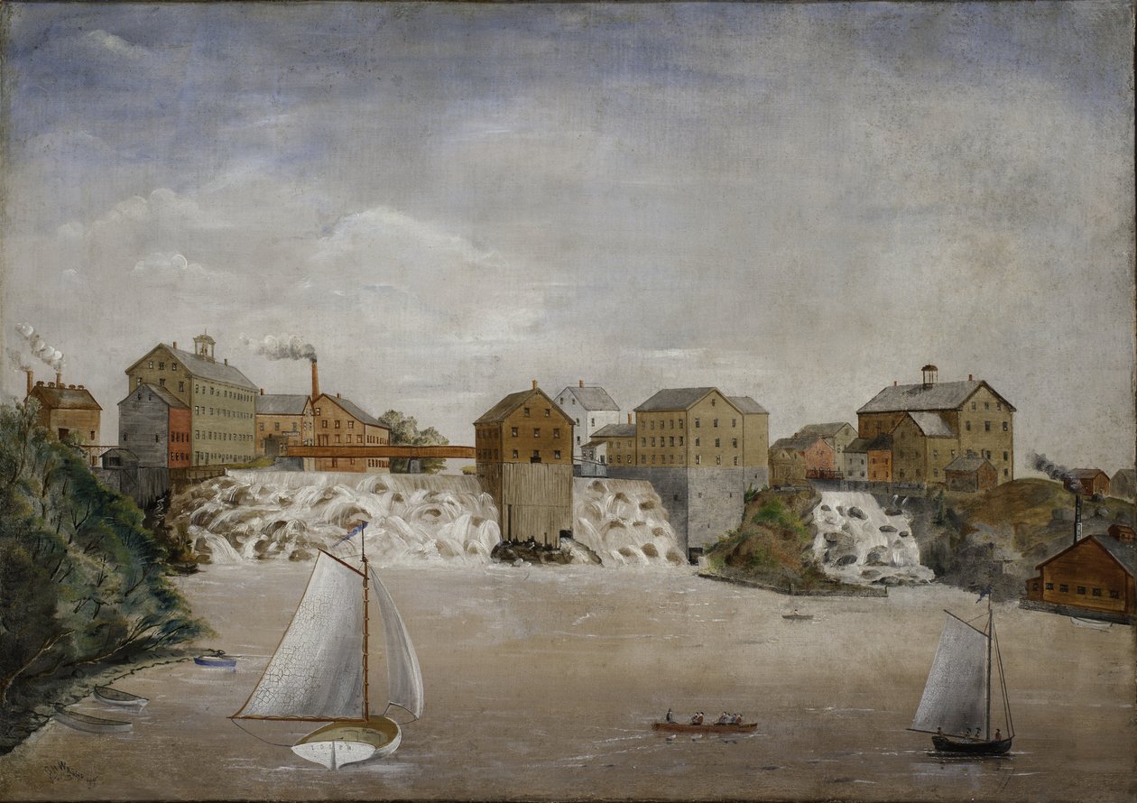 Quedas de Vergennes, c.1875-76 de S. H. Washburn
