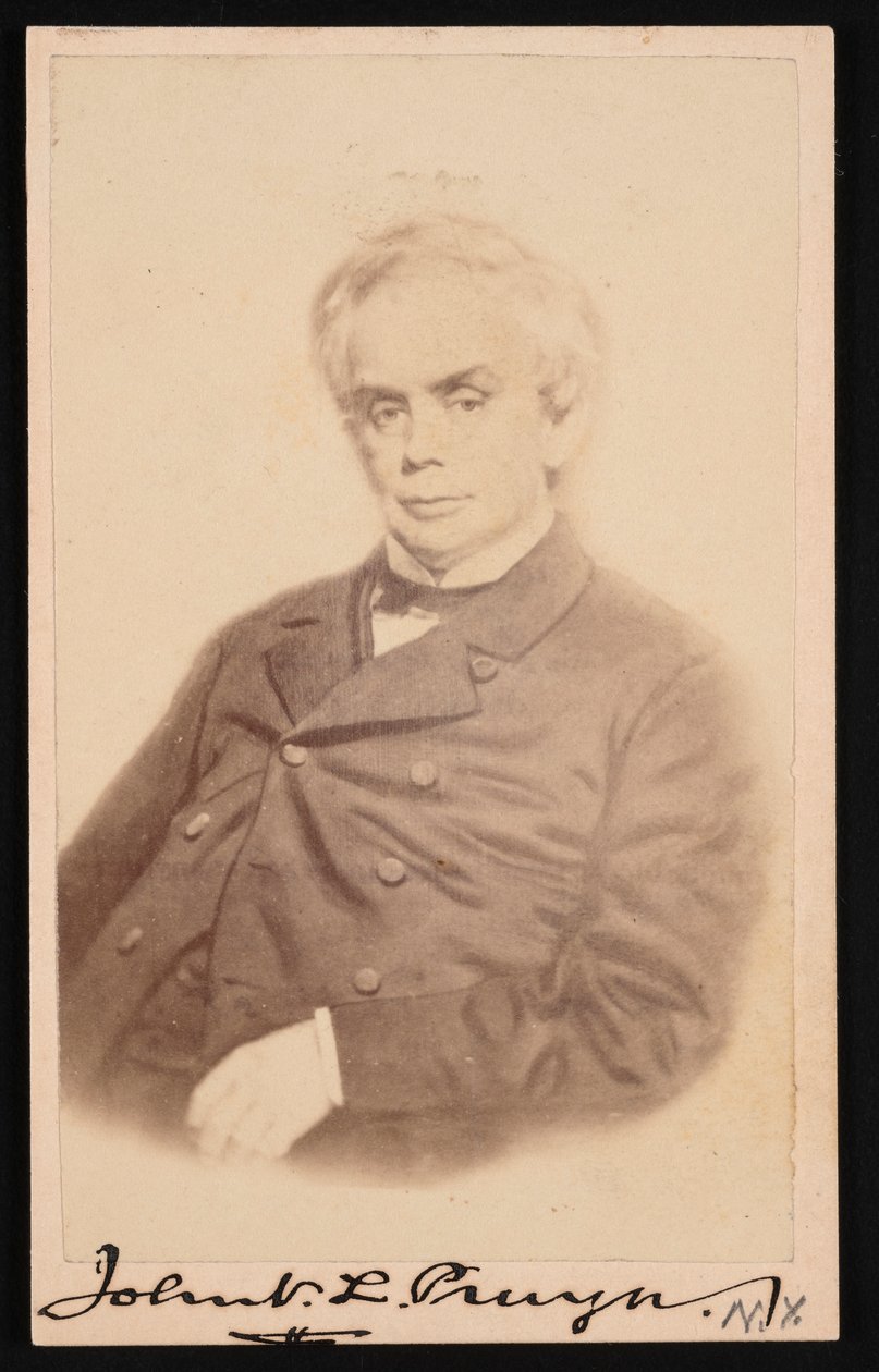 Retrato de John V. L. John VanSchaick Lansing Pruyn 1811-1877, Antes de 1877. de SJ Thompson