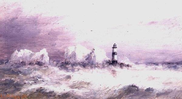 The Needles, Isle of Wight (quadro) de S.L. Kilpack