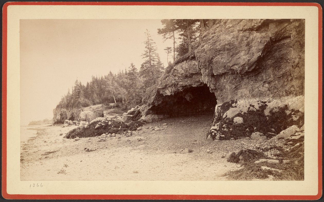 [Gruta, possivelmente em Mt. Desert, Maine] de S.R. Stoddard
