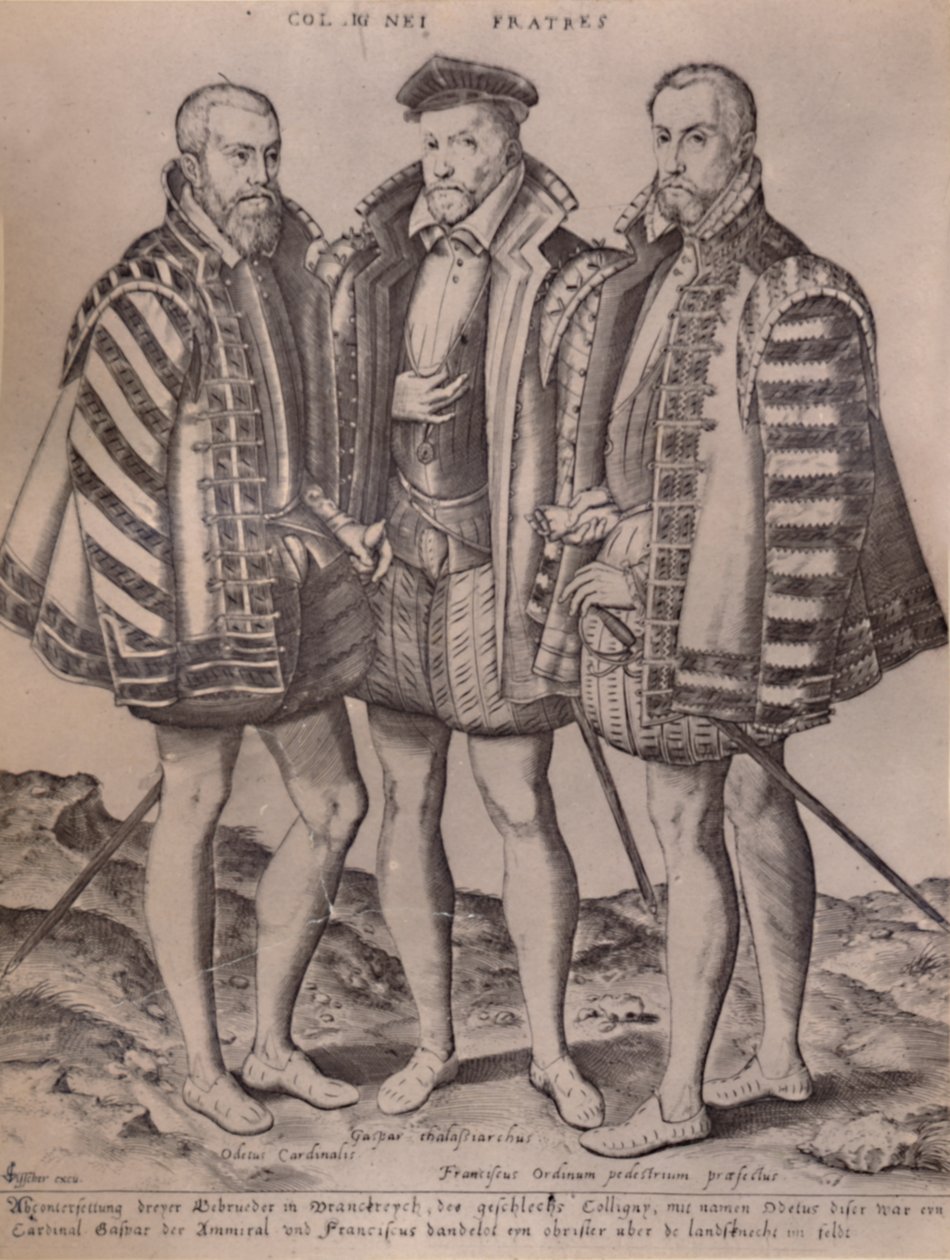 Os Irmãos Coligny, século XVI, 1894 de S Duval