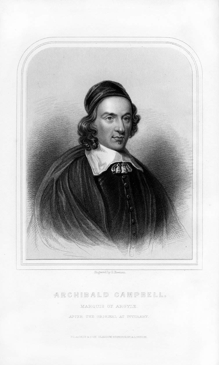 Archibald Campbell, 1º marquês de Argyll, estadista escocês, 1870. de S. Freeman