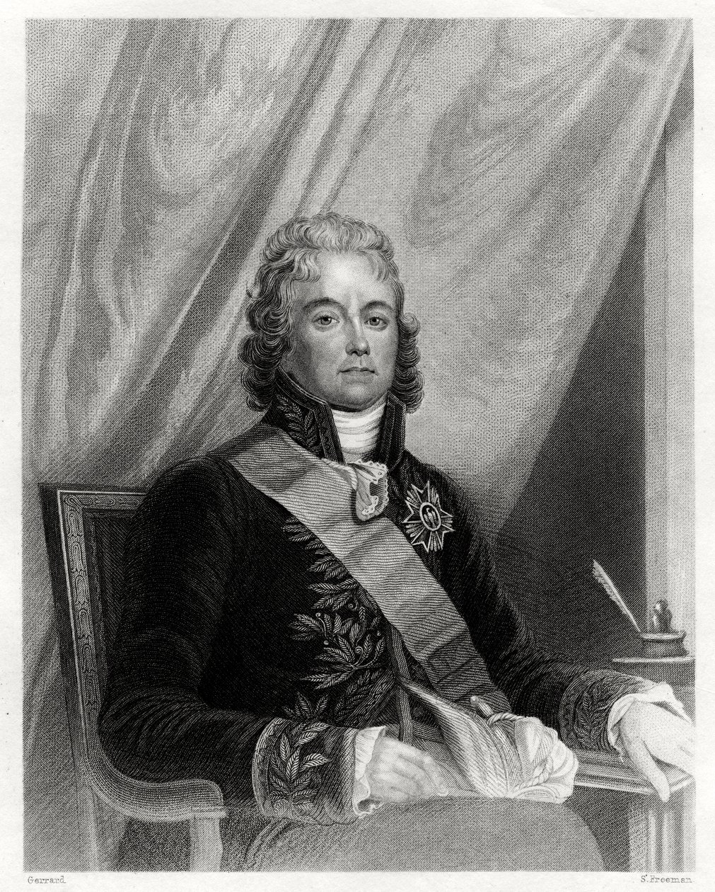 Charles Maurice de Talleyrand-Perigord, diplomata francês, século XIX de S. Freeman
