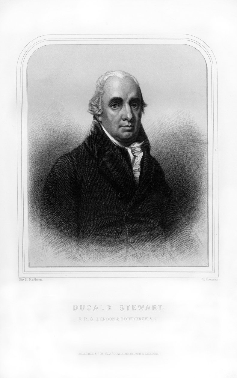 Dugald Stewart, filósofo escocês, 1870 de S. Freeman