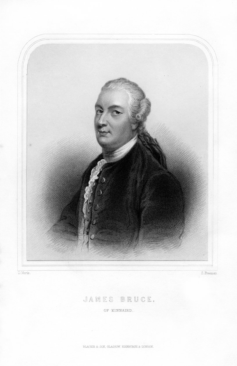 James Bruce, viajante escocês e escritor de viagens, 1870. de S. Freeman