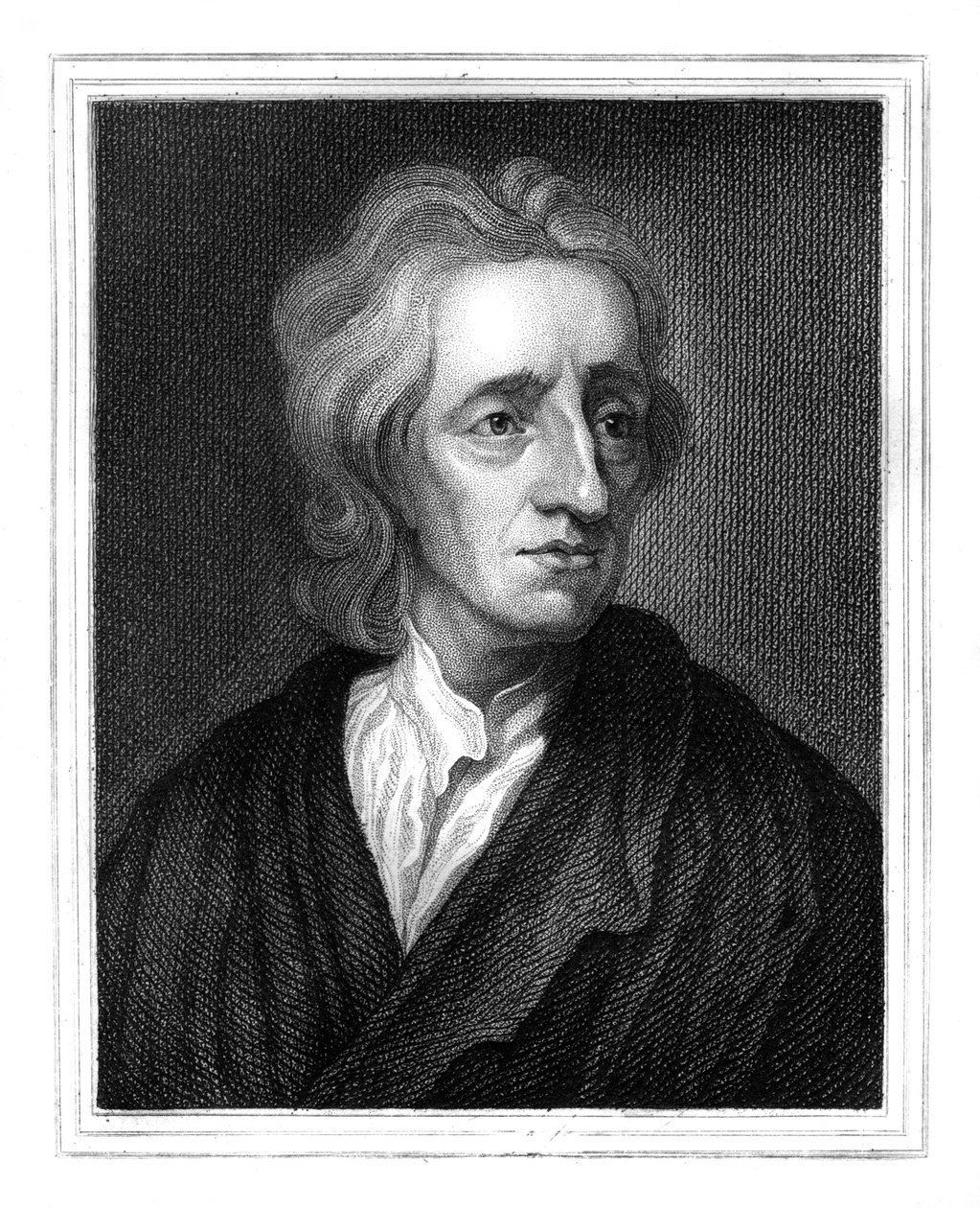 John Locke, filósofo inglês, 1825. de S. Freeman