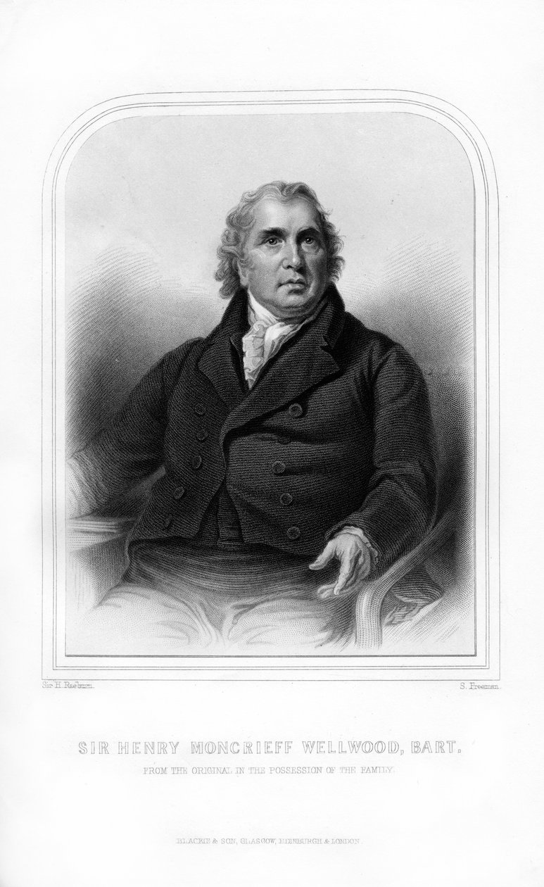 Sir Henry Moncrieff Wellwood, clérigo escocês, 1870. de S. Freeman