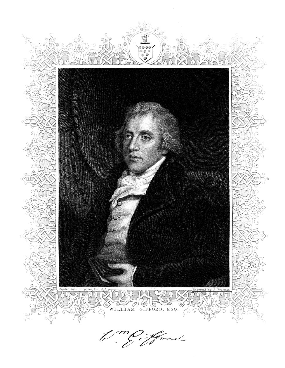 William Gifford, crítico inglês, editor e poeta, século XIX. de S. Freeman