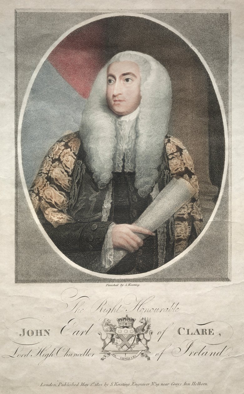 John Fitzgibbon, Conde de Clara, 1801. de S. Kersting