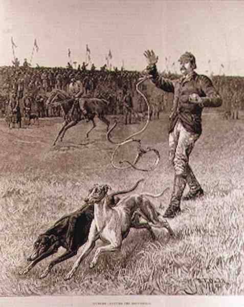 Coursing: Slipping the Greyhounds, de 