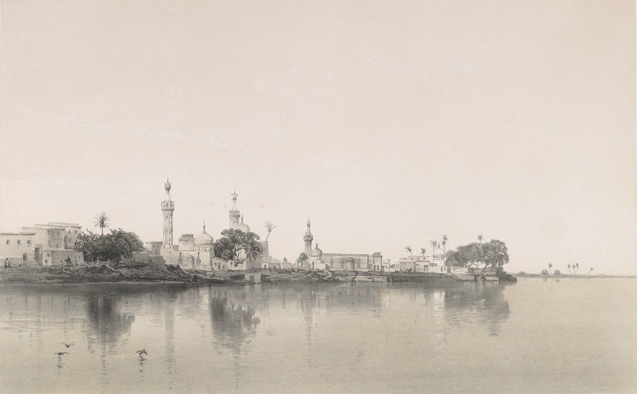 95. Fouah, no Nilo, 1843. de Sabatier