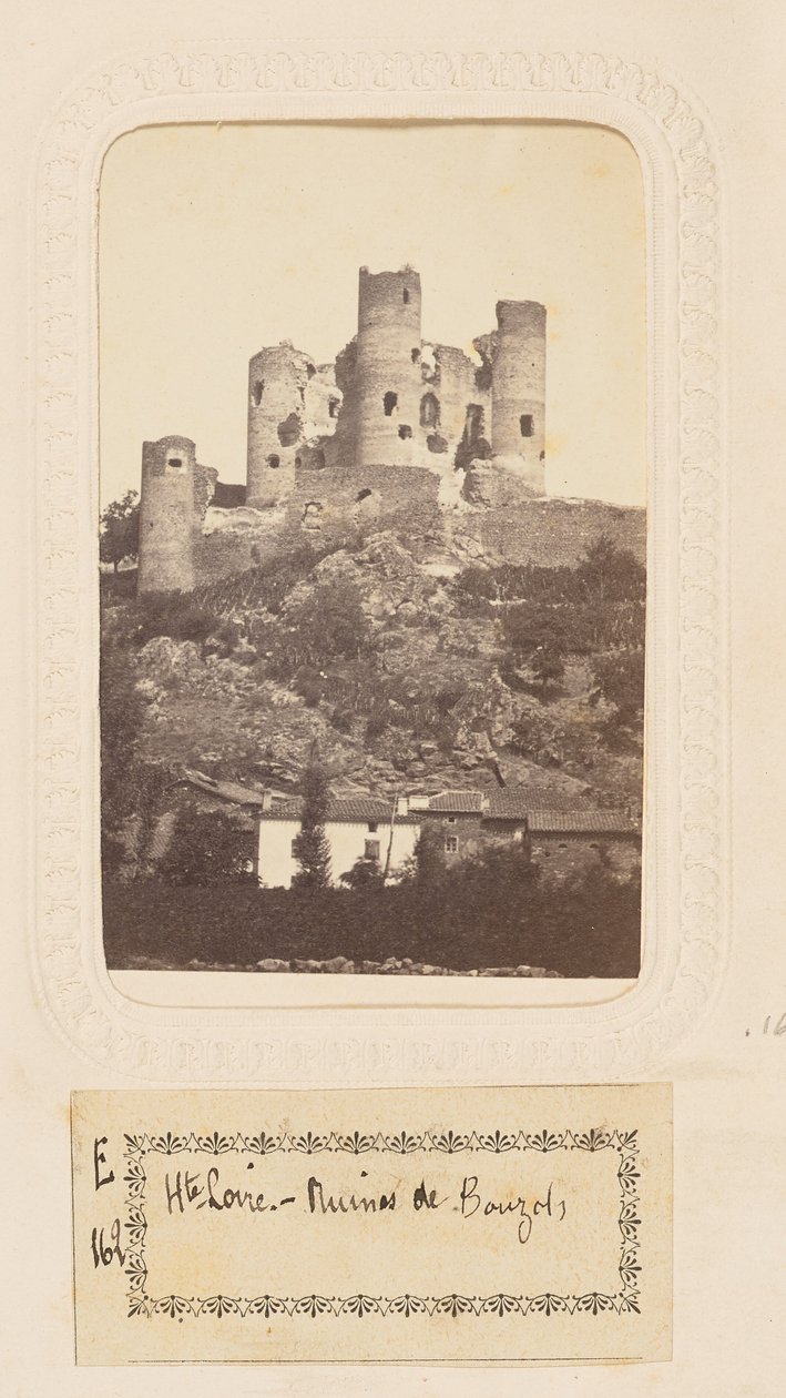 Haute-Loire - Ruínas de Bouzols de Sabatier