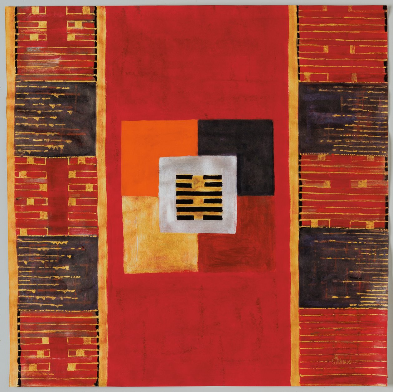 Chen, 2005 (guache, acrílico e caneta) de Sabira Manek
