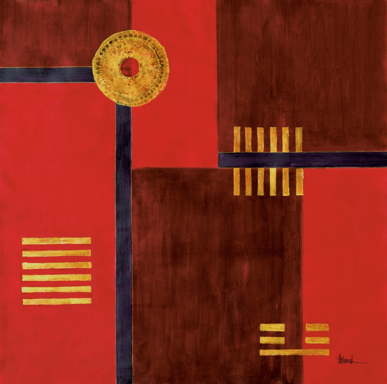Tui, 2005 (guache, acrílico e caneta) de Sabira Manek