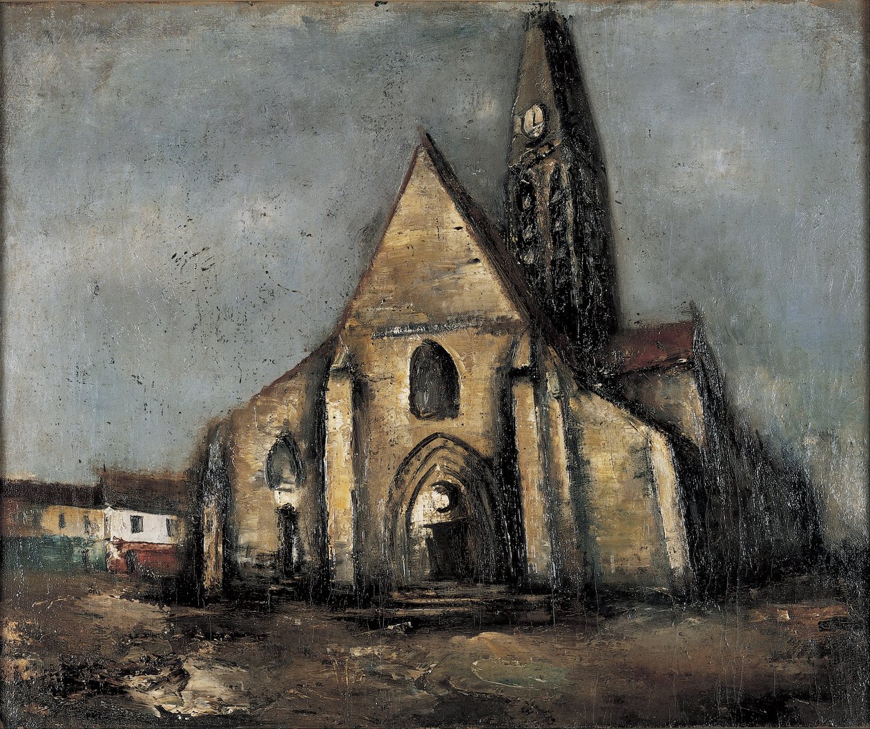 Igreja, Beco em Paris de Saeki Yuzo