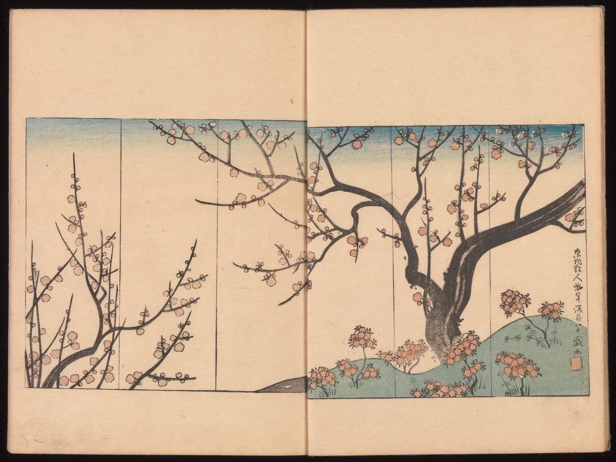 Vestígios de tinta de Kenzan (Kenzan iboku) de Sakai Hoitsu