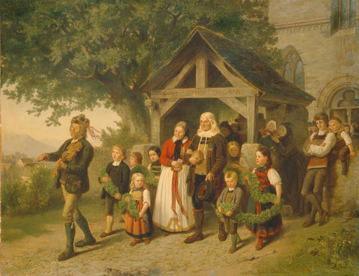 As Bodas de Ouro, 1857 de Salentin