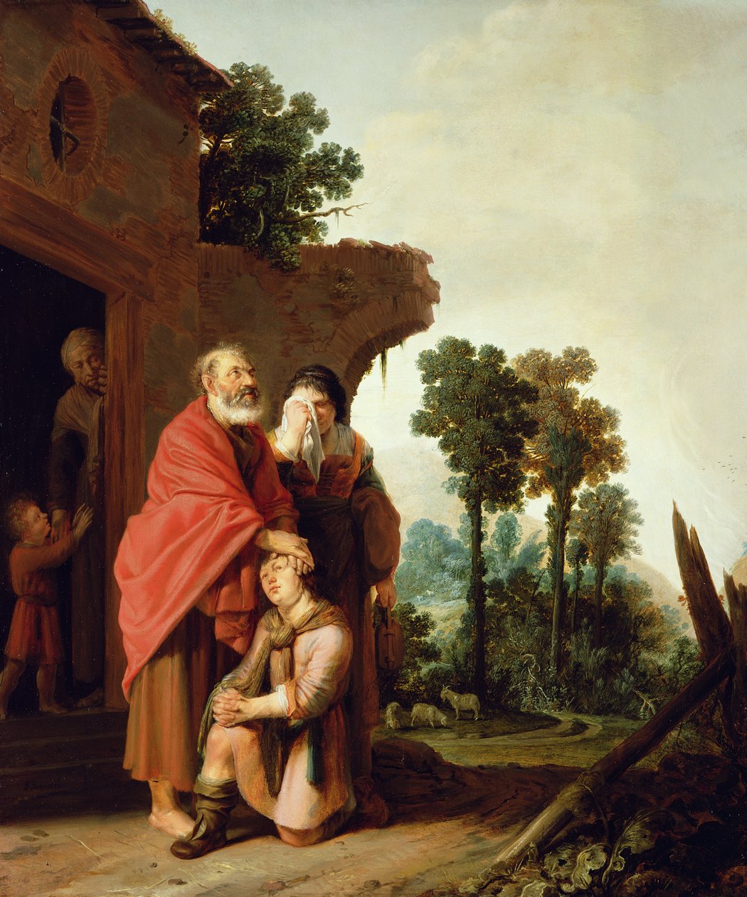 O filho pródigo, século XVII de Salomon de Bray
