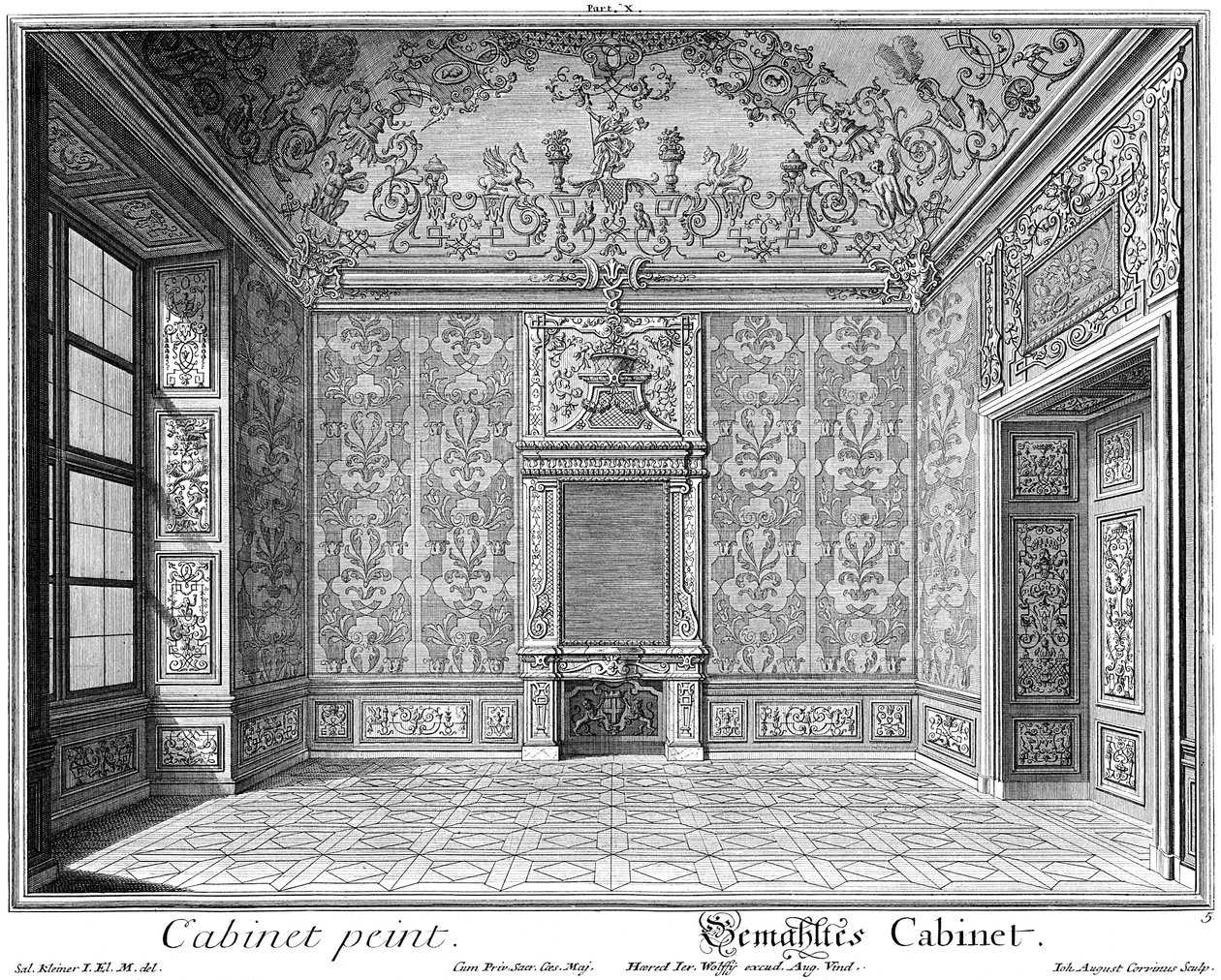Armário pintado de Salomon Kleiner
