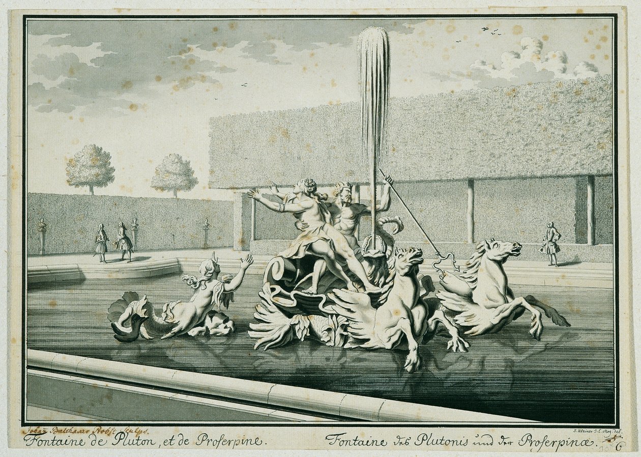 Plutão e Proserpina de Salomon Kleiner