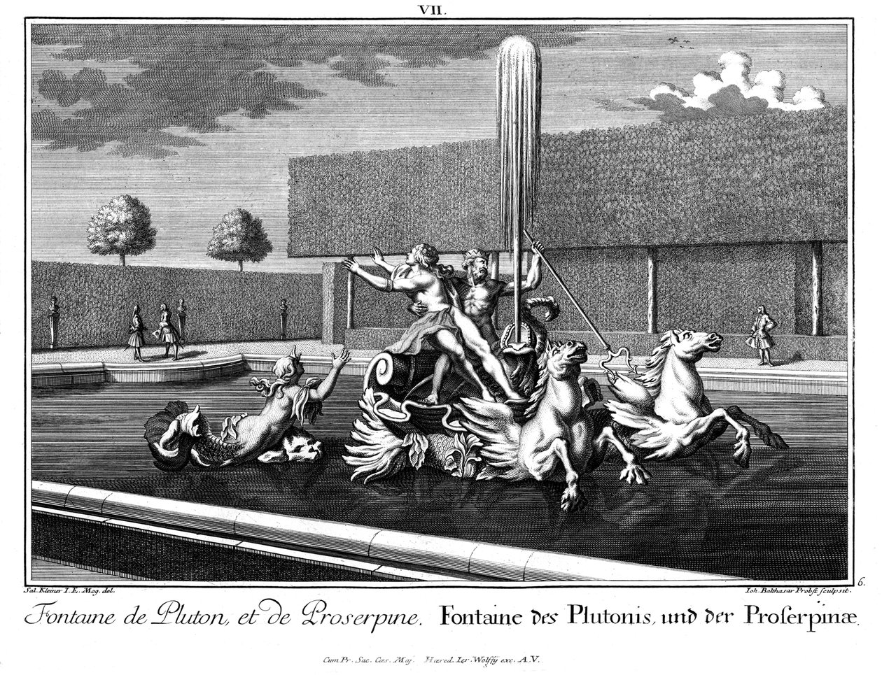 Prospecção da Fonte de Plutão e Proserpina de Salomon Kleiner