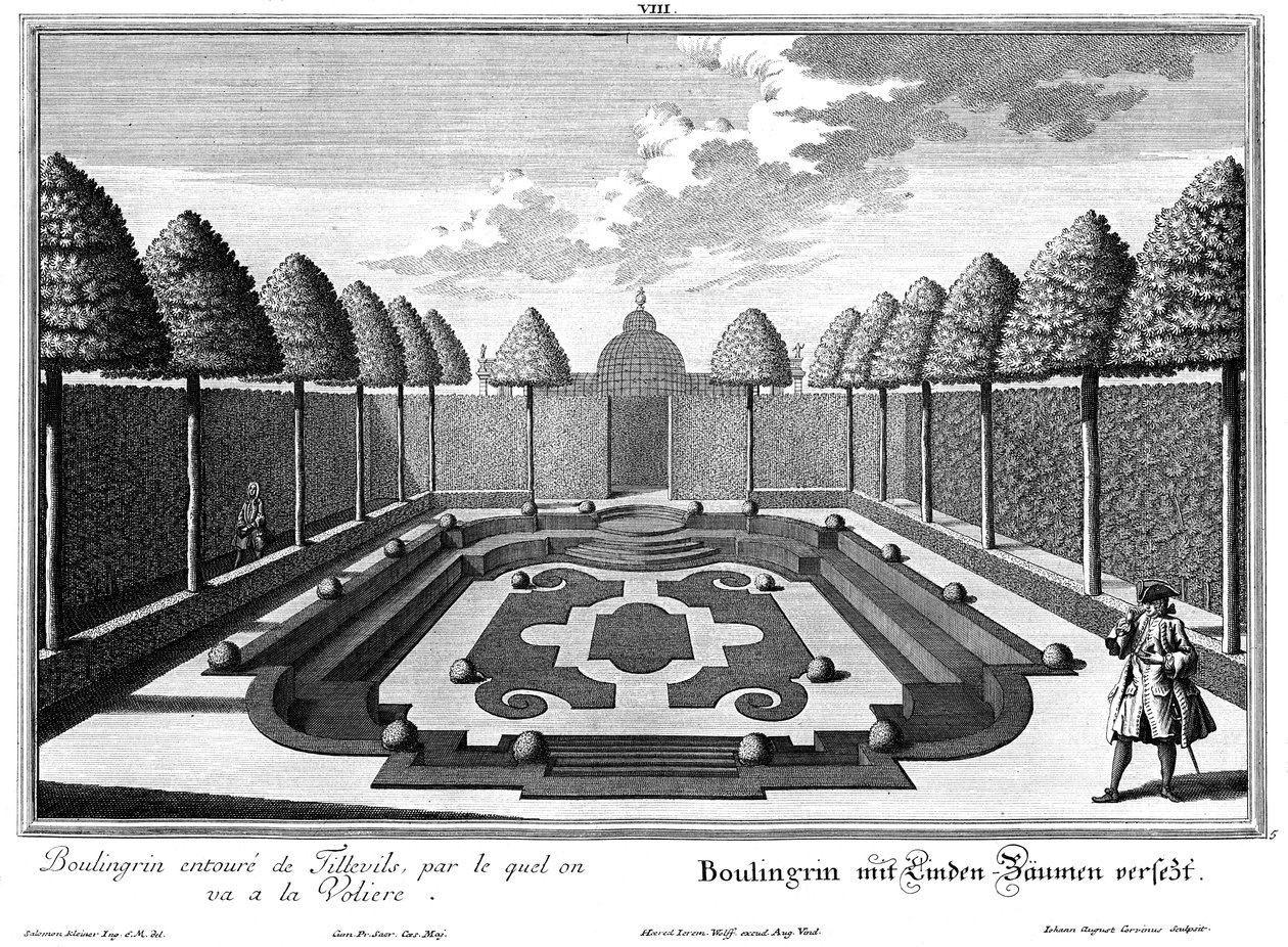 Prospecto do Boulingrin no "Pequeno Jardim de Salomon Kleiner