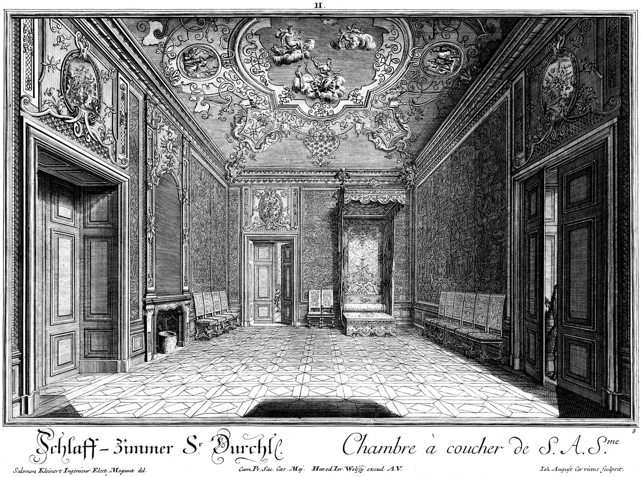 Quarto de dormir do Príncipe Eugene de Salomon Kleiner