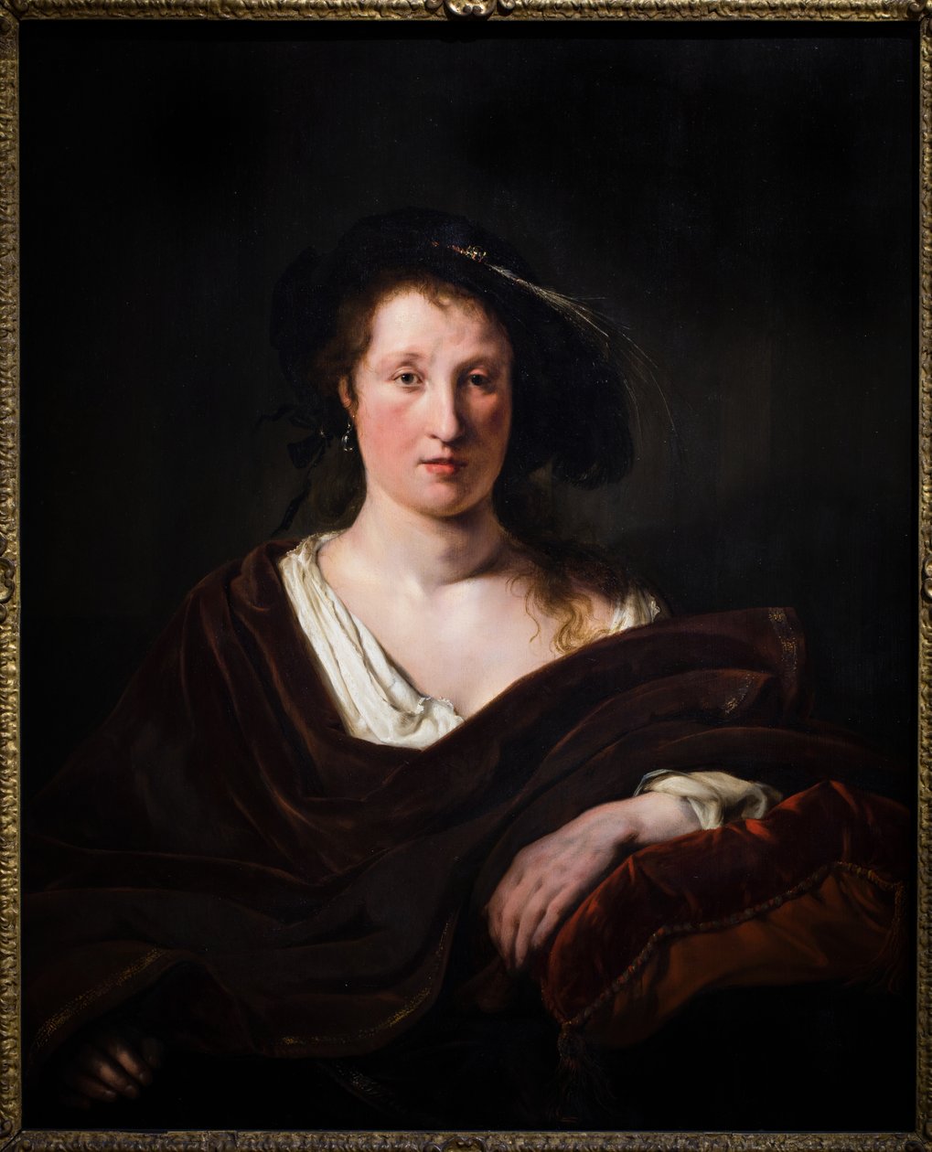 Mulher em traje de máscaras ou Semiramis de Salomon de Bray