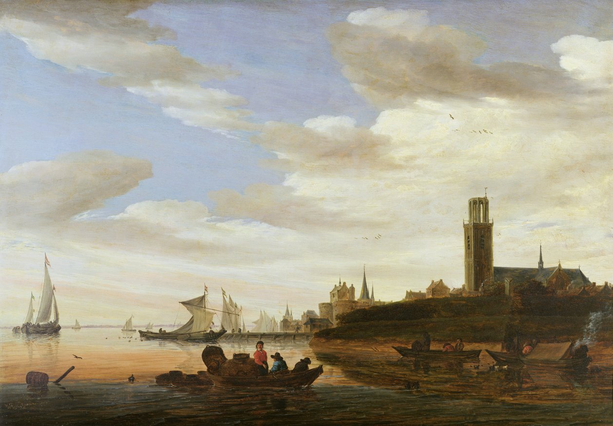 Haarlem, 1667 de Salomon van Ruisdael or Ruysdael