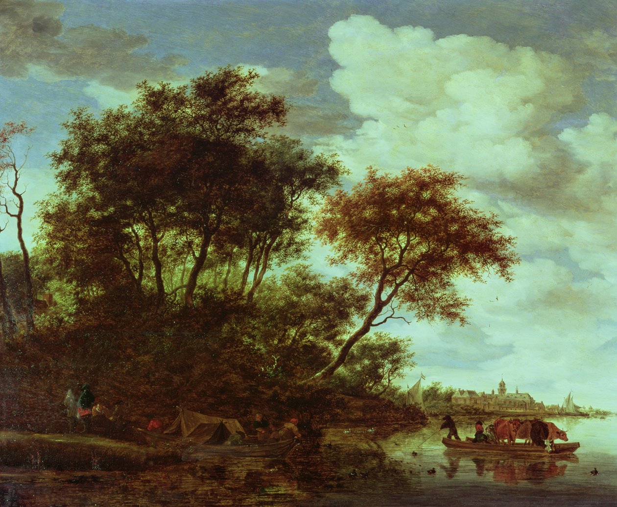 Imagem desconhecida de Salomon van Ruisdael or Ruysdael