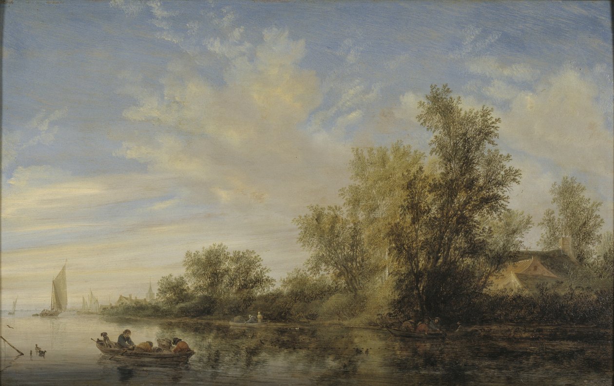 Paisagem do Rio de Salomon van Ruysdael