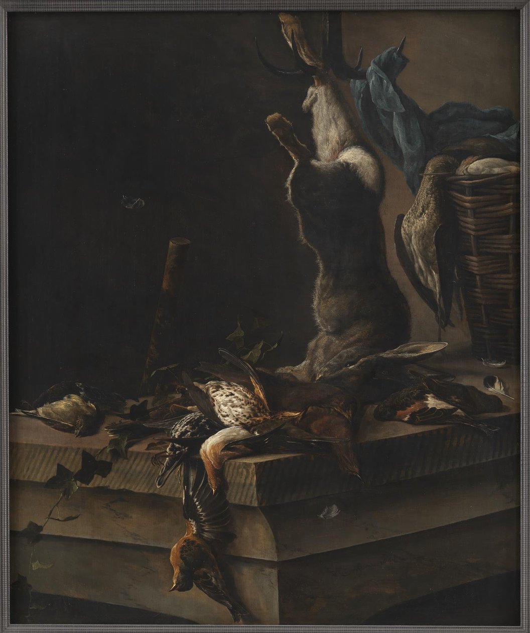 Ainda vida de jogo morto de Salomon van Ruysdael