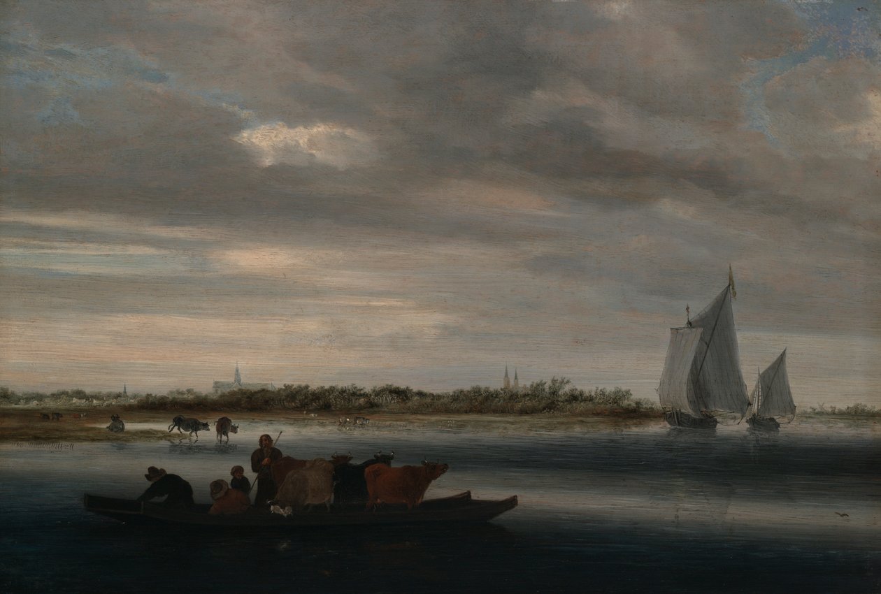 Vista de Alkmaar de Salomon van Ruysdael